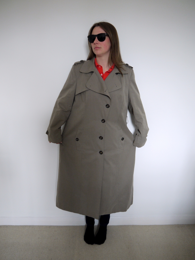 Outfit: Trench Coat | Charity Shop Chic