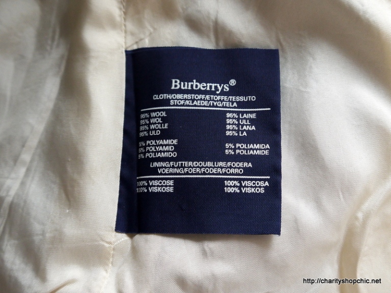 Burberry Suit – Part 1 | Charity Shop Chic